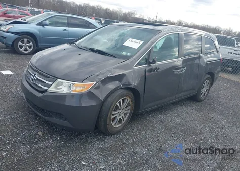 2013 Honda Odyssey Ex-L z USA, uszkodzony, nr VIN 5FNRL5H65DB091648